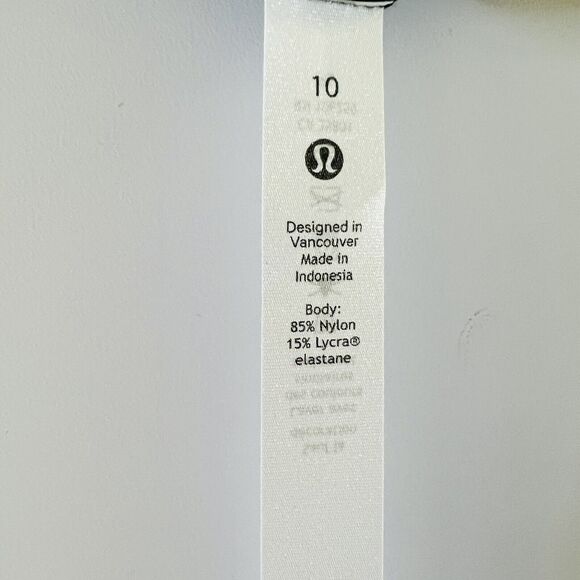 LULULEMON ATHLETICA Red Teal Wunder Under HR Crop 21" *Jacq Leggings - US 10 - Picture 5 of 7